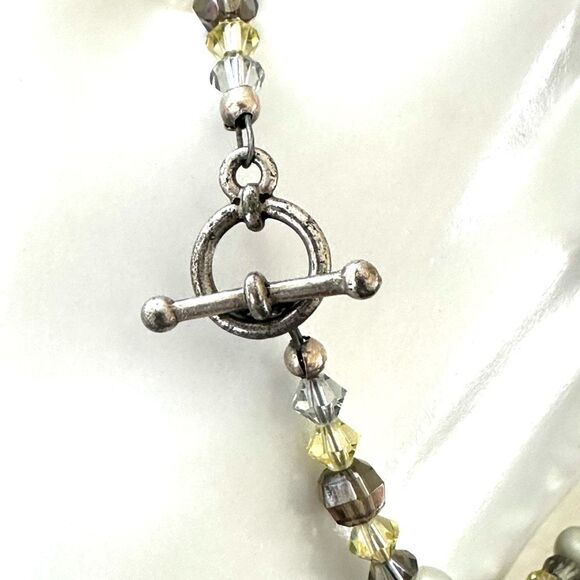 Pearl Cloisonné crystal beaded bracelet - Picture 5 of 8